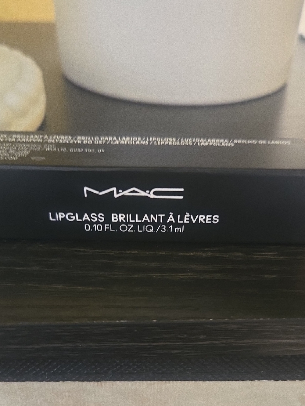 MAC Cosmetics Lipglass Lipgloss in Black Packaging
